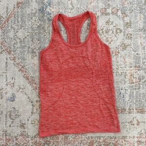 Lululemom Women's Coral Swiftly Racerback Tank Top